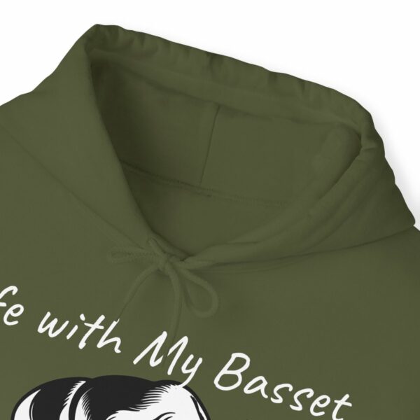 Life with My Basset Hooded Sweatshirt - Image 57