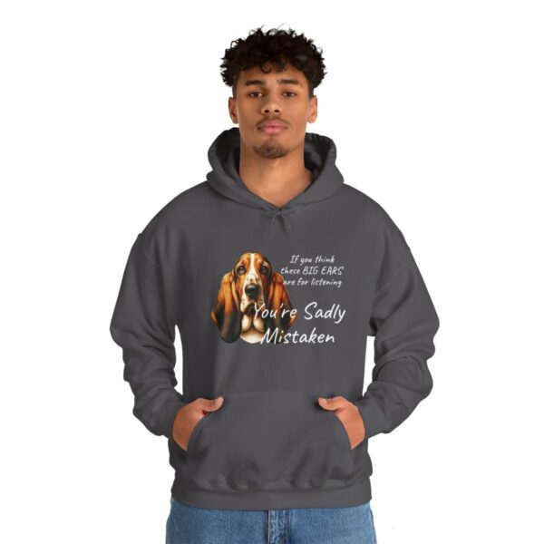 "Big Ears, Big Attitude" Basset Hound Hoodie - Image 85