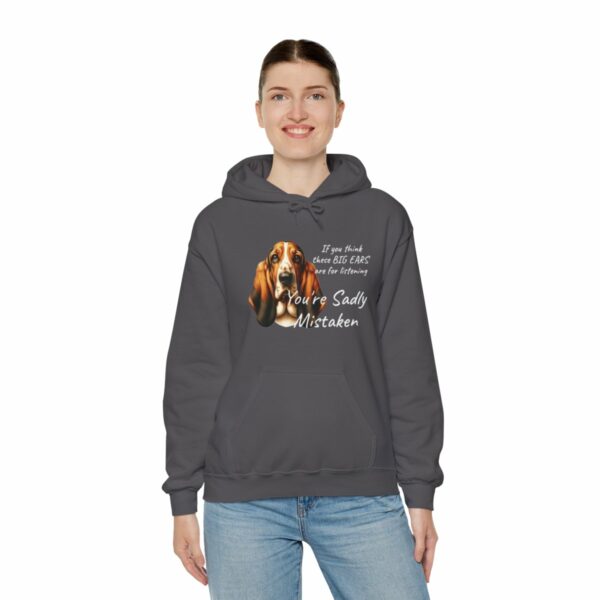 "Big Ears, Big Attitude" Basset Hound Hoodie - Image 86