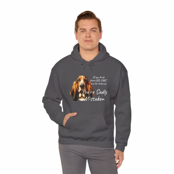 "Big Ears, Big Attitude" Basset Hound Hoodie - Image 87