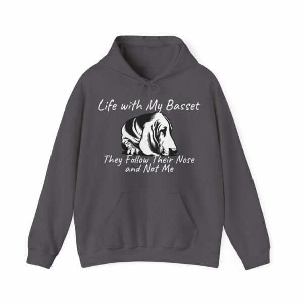 Life with My Basset Hooded Sweatshirt - Image 105