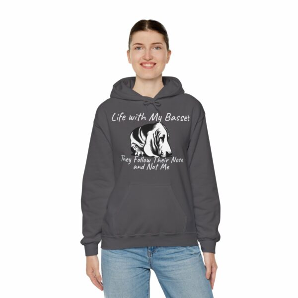Life with My Basset Hooded Sweatshirt - Image 112