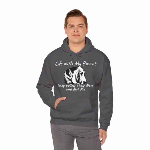 Life with My Basset Hooded Sweatshirt - Image 113