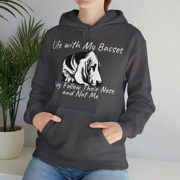 Life with My Basset Hooded Sweatshirt - Image 117