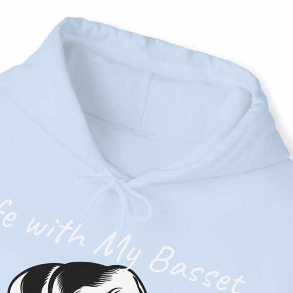 Life with My Basset Hooded Sweatshirt - Image 96