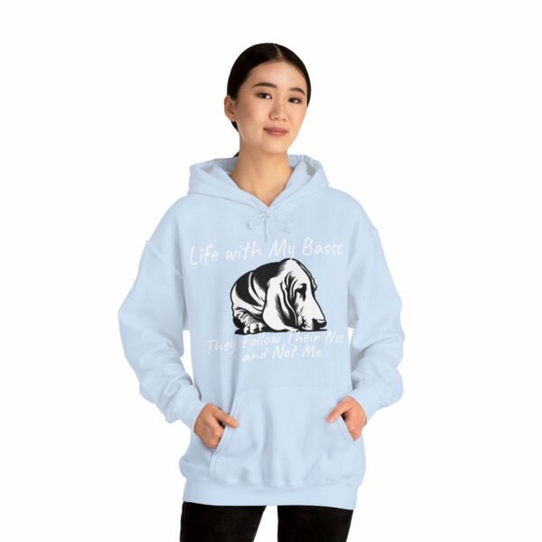 Life with My Basset Hooded Sweatshirt - Image 97
