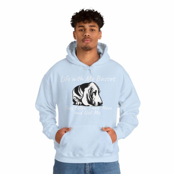 Life with My Basset Hooded Sweatshirt - Image 98