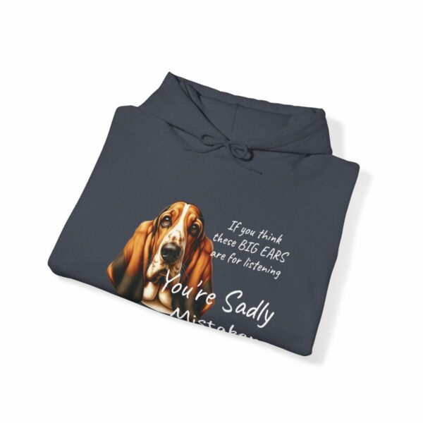 "Big Ears, Big Attitude" Basset Hound Hoodie - Image 121