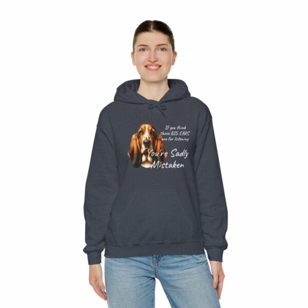 "Big Ears, Big Attitude" Basset Hound Hoodie - Image 125