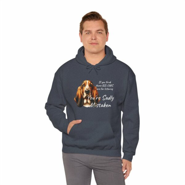 "Big Ears, Big Attitude" Basset Hound Hoodie - Image 126