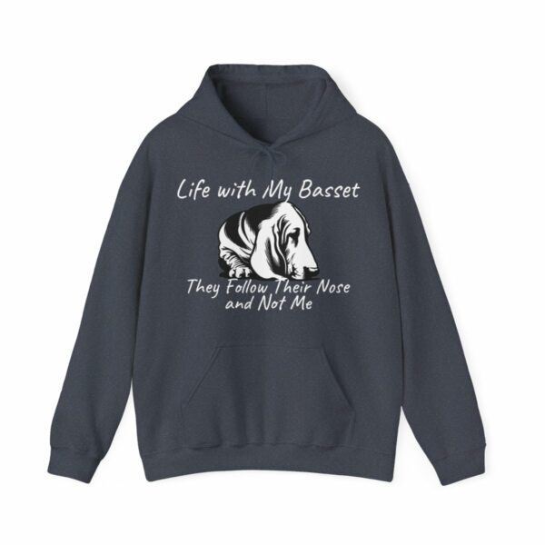 Life with My Basset Hooded Sweatshirt - Image 131
