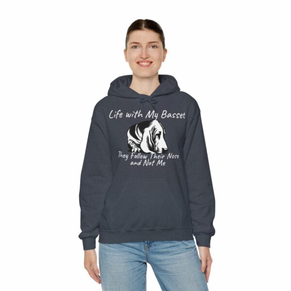 Life with My Basset Hooded Sweatshirt - Image 138