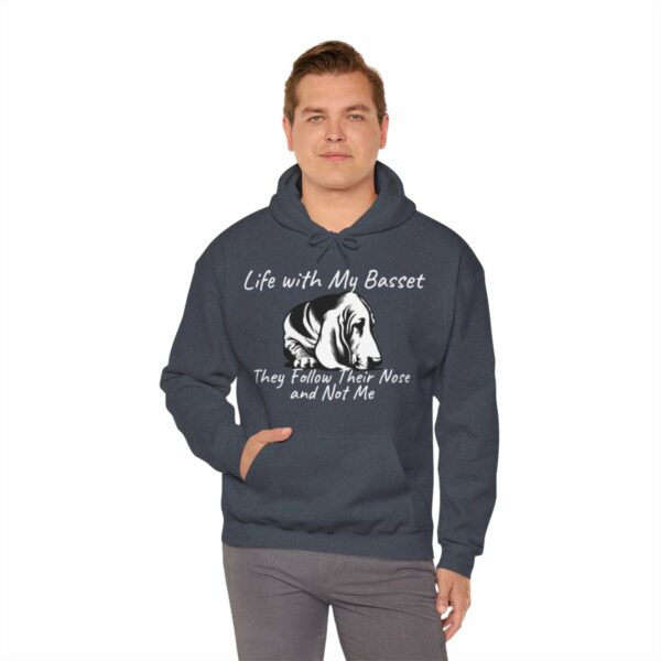 Life with My Basset Hooded Sweatshirt - Image 139